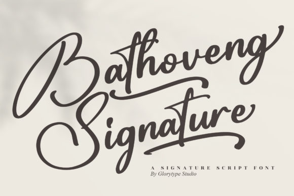 Bathoveng Signature: A Premium Script Font for Editorial Design