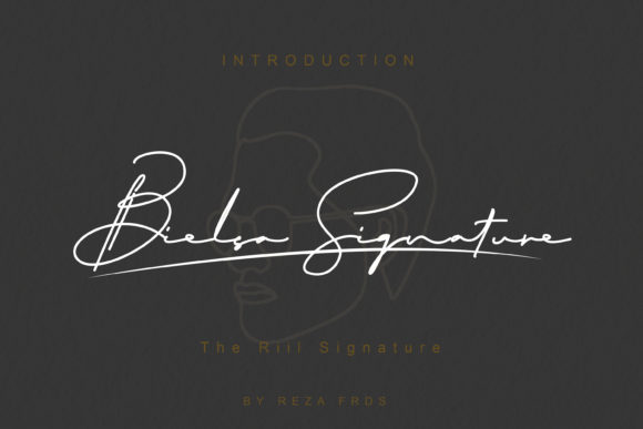 Bielsa Signature: A Premium Script Font for Editorial Layouts