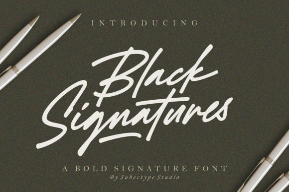 Black Signatures: The Script Font That Elevates Real Branding Projects