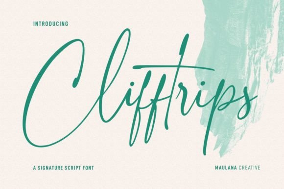 Clifftrips: The Signature Typeface for Modern Editorial Design