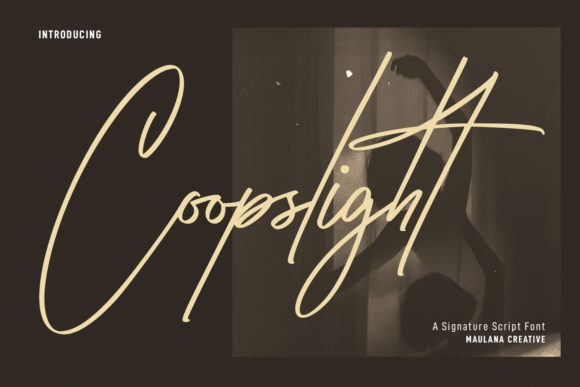 Coopslight: The Premium Script Amp Font for Polished Branding
