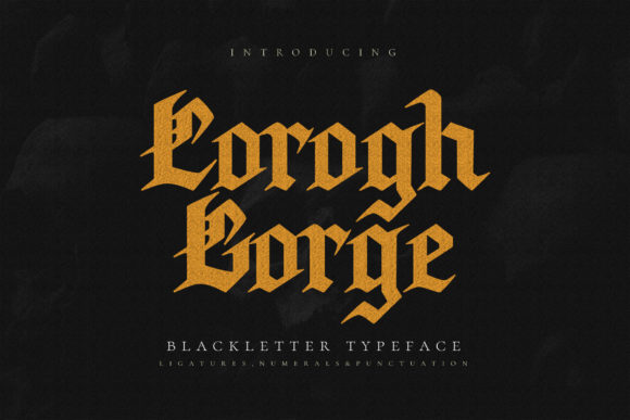 Corogh Gorge: The Blackletter Typeface That Elevates Small Business Branding