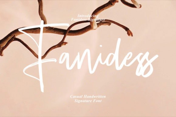 Fanidess: A Handmade Script Amp for Editorial Design