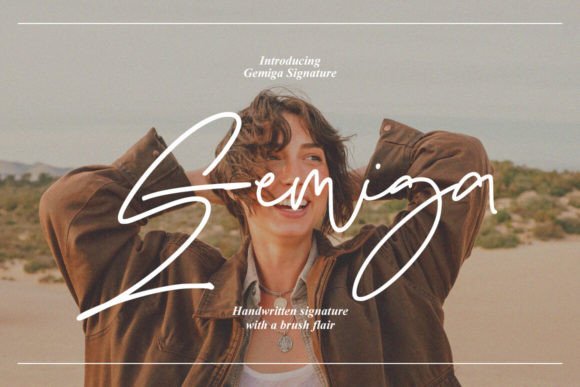 Gemiga Typeface Review: Handmade Charm for Brand Identity