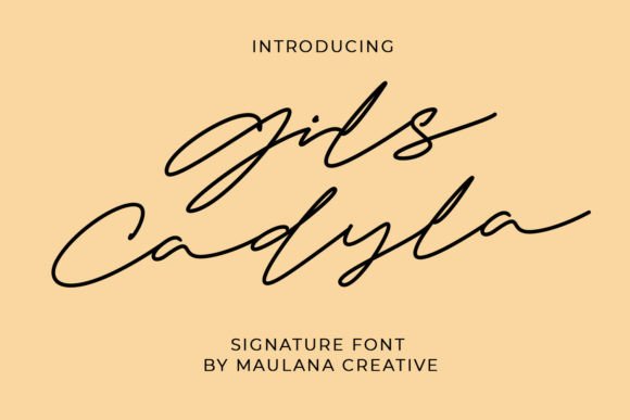Gils Cadyla: The Perfect Script Font for Handmade Brands