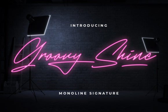 Groovy Shine: A Script Font for High-Impact Campaign Design