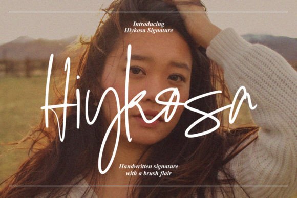 Hiykosa Typeface Review: A Handmade Script for Modern Brand Identity
