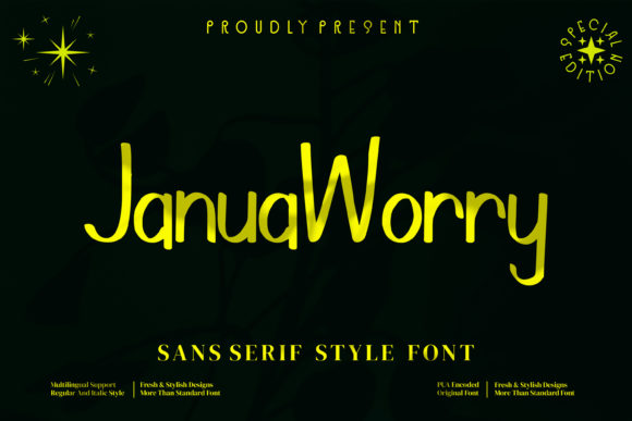 Januworry: The Sans Serif Typeface That Elevates Small Business Branding