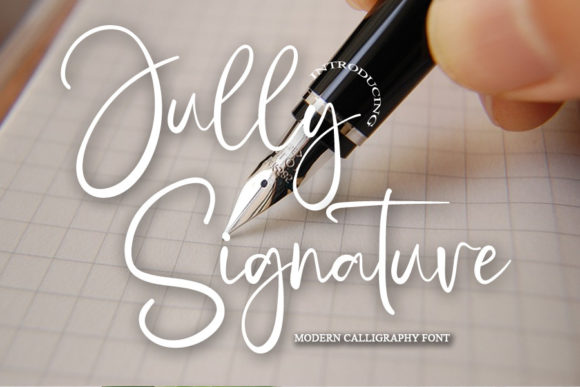 Jully Signature: The Perfect Script Font for Handmade Labels and Branding