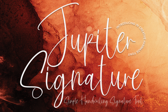 Jupiter Signature: The Handwritten Typeface That Transforms Small Business Branding