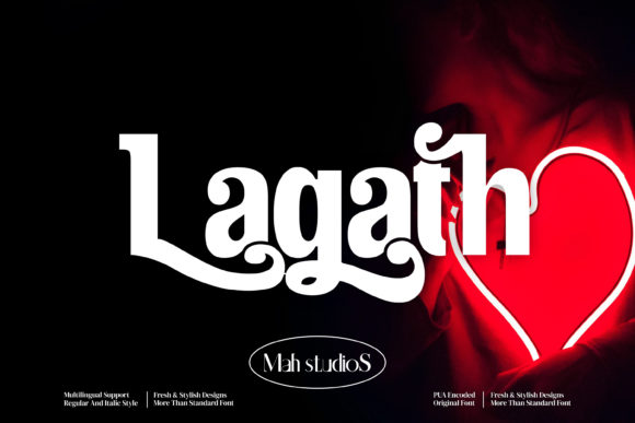 Lagath: A Slab Serif Typeface for Modern Editorial Design