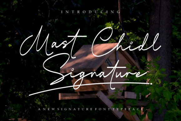 Mast Child Signature: The Script Typeface for Scroll-Stopping Campaigns