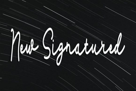 New Signatured: A Quirky Handwritten Typeface for Modern Web Design