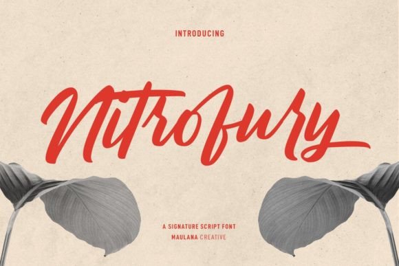 Nitrofury: The Signature Typeface for Modern Editorial Design