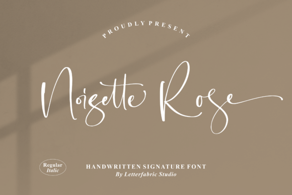 Noisette Rose: The Handwritten Signature Font for Creative Makers