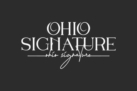 Ohio Signature: The Perfect Typeface for Elevating Your Brand