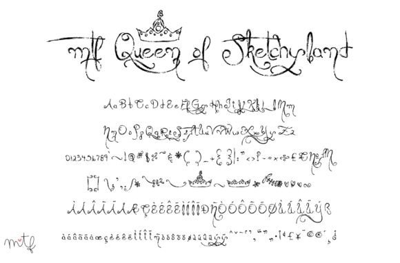 Queen of Sketchyland: The Perfect Script Font for Handmade Branding