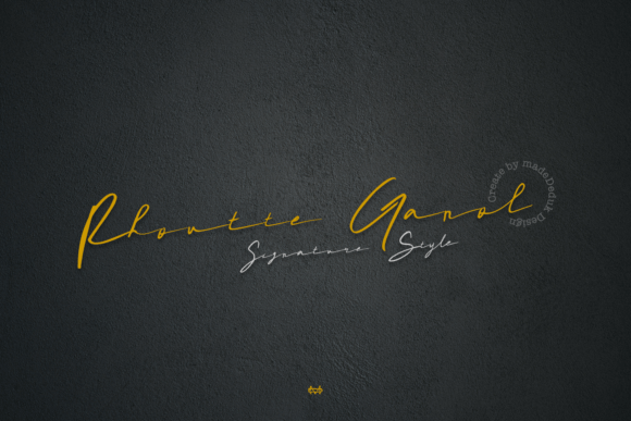 Rhoutte Ganol: The Signature Font for Authentic Brand Identity
