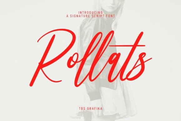 Rollats: The Expressive Script Font for Handmade Creators