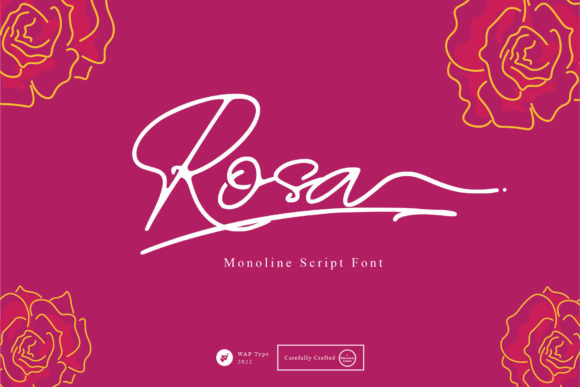 Rosa Signature: The Premium Script Font for Authentic Branding