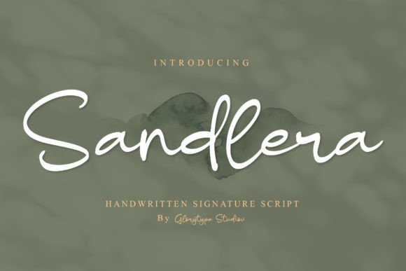 Sandlera: The Handwritten Signature Script That Elevates Brand Identity