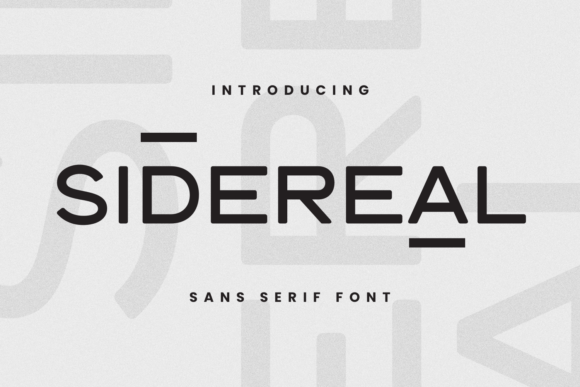 Sidereal: The Premium Sans Serif Typeface for Polished Branding