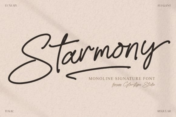 Starmony: The Handwritten Typeface That Elevates Editorial Design