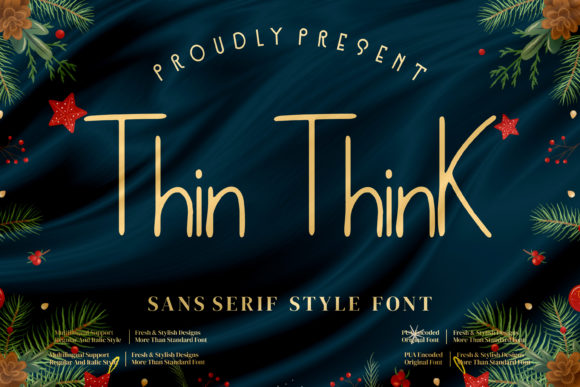 Thin Think: The Premium Sans Serif Font for Modern Brand Identity