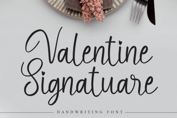 Valentine Signatuare: The Handwritten Typeface for Authentic Brand Identity