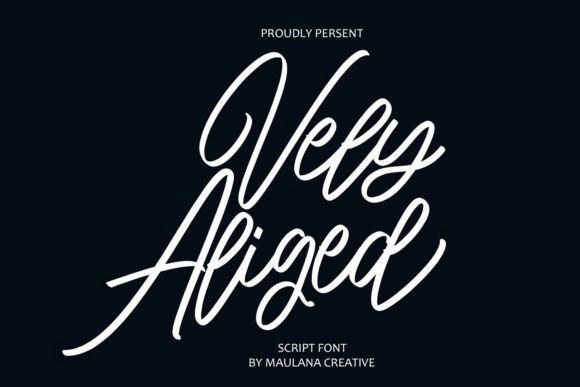 Vely Aliged: The Script Amp Typeface That Elevates Campaign Visuals
